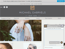 Tablet Screenshot of michaelgabriels.com